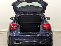 Used Mercedes A180 AMG line 109 HP (80 kW) 2018 Blue Hatchback