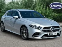 Used Mercedes A200 AMG line 163 HP (119 kW) 2019 Silver