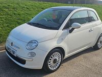 Used Fiat 500 Lounge 2013 White Hatchback