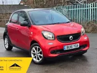 Used Smart ForFour Passion 71 HP (52 kW) 2016 Red Hatchback