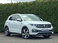 Used VW T-Cross R-line 110 HP (80 kW) 2023 White SUV