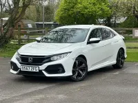 Used Honda Civic SR 2018 White Hatchback