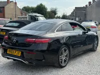 Used Mercedes E350 AMG line 2019 Black Coupe