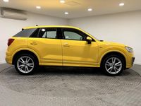Used Audi Q2 S-Line 116 HP (85 kW) 2018 Yellow SUV