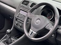 Used VW Golf Cabriolet S 122 HP (89 kW) 2013 Blue Cabriolet