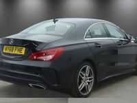 Used Mercedes CLA180 AMG line 122 HP (89 kW) 2018 Black Sedan
