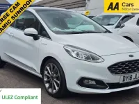 Second-hand Ford Fiesta Vignale 140 CP (102 kW) 2018 Alb Hatchback