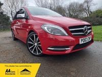 Used Mercedes B200 136 HP (100 kW) 2013 Red MPV