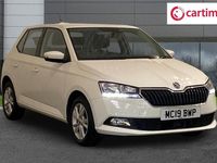 Used Skoda Fabia SE 75 HP (55 kW) 2019 White Hatchback