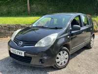 Used Nissan Note Visia 90 HP (66 kW) 2012 Black Hatchback