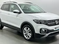 Used VW T-Cross Active 110 HP (80 kW) 2021 White SUV