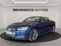 Used Audi A5 Cabriolet S-Line 190 HP (139 kW) 2017 Blue Cabriolet
