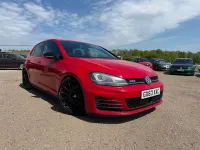 Used VW Golf VII GTD 150 HP (110 kW) 2013 Red Hatchback