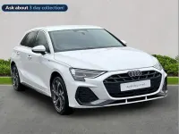 Used Audi A3 S-Line 147 HP (108 kW) 2025 White Hatchback