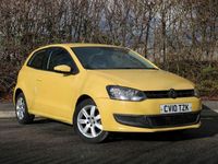 Used VW Polo SE 85 HP (62 kW) 2010 Yellow Hatchback