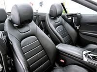 Used Mercedes C250 AMG line 204 HP (150 kW) 2017 Black Cabriolet