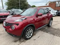 Used Nissan Juke Tekna 117 HP (86 kW) 2017 Red SUV