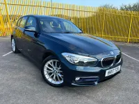 Used BMW 118 Sport Line 136 HP (100 kW) 2017 Blue Hatchback