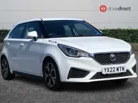 Used MG MG3 Excite 106 HP (77 kW) 2022 White Hatchback