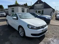 Used VW Golf Cabriolet SE 2014 White Cabriolet