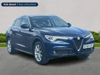 Used Alfa Romeo Stelvio Edizione Speciale 210 HP (154 kW) 2019 Blue SUV