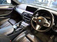 Used BMW 530 M Sport 265 HP (194 kW) 2018 Blue Sedan