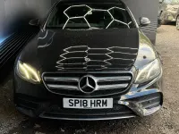 Used Mercedes E220 AMG line 194 HP (142 kW) 2018 Black Sedan