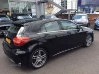 Used Mercedes A160 AMG line 2018 Black Hatchback