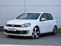 Used VW Golf VI GTI 210 HP (154 kW) 2010 Candy white Hatchback
