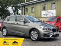 Used BMW 216 Active Tourer Luxury Line 116 HP (85 kW) 2015 Silver MPV