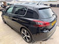 Used Peugeot 308 GT-line 2018 Black Hatchback