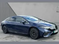 Used Mercedes EQS450+ AMG Line Premium Plus 244 kW (333 HP) 2023 Sodalite blue Sedan