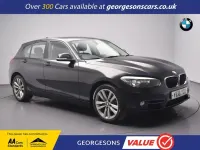 Używany BMW 118 Sport Line 150 KM (110 kW) 2018 Czarny Hatchback