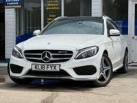 Used Mercedes C200 AMG Line Premium 184 HP (135 kW) 2018 White Estate