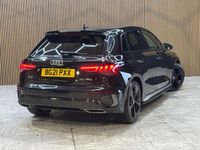 Used Audi A3 S-Line 110 HP (80 kW) 2021 Black Sedan