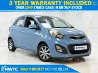 Used Kia Picanto 84 HP (61 kW) 2012 Blue Hatchback