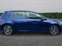 Used VW Golf VII Match 150 HP (110 kW) 2019 Blue Hatchback