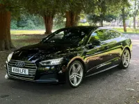 Used Audi A5 Sportback S-Line 190 HP (139 kW) 2018 Black Hatchback
