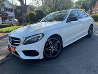 Used Mercedes C250 AMG Line Premium Plus 2017 White Sedan