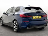 Used BMW 118 Sport Line 138 HP (101 kW) 2019 Blue Hatchback