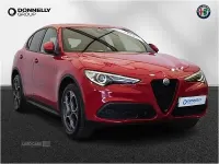 Begagnad Alfa Romeo Stelvio Sprint 2022 Röd SUV