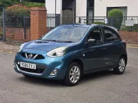 Used Nissan Micra Acenta 80 HP (58 kW) 2015 Blue Hatchback