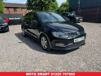 Used VW Polo Edition 90 HP (66 kW) 2017 Black Hatchback