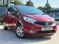 Used Nissan Note Acenta Premium 80 HP (58 kW) 2015 Red Hatchback