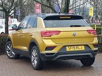 Used VW T-Roc Design 115 HP (84 kW) 2019 Yellow SUV
