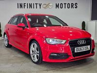 Used Audi A3 Sportback S-Line 2013 Red Hatchback