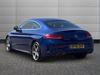 Used Mercedes C250 AMG Line Premium Plus 200 HP (147 kW) 2018 Blue Coupe