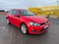 Used VW Golf VII Edition 110 HP (80 kW) 2017 Red Hatchback