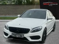 Used Mercedes C220 AMG Line Premium 170 HP (125 kW) 2017 White Sedan