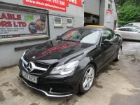 Used Mercedes E220 AMG 2014 Black Cabriolet